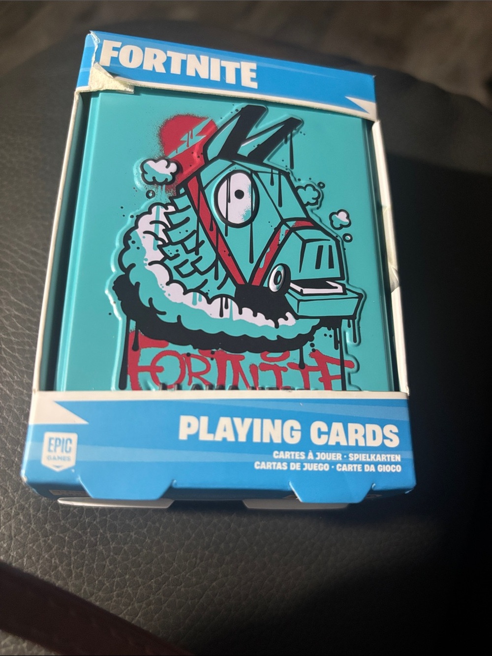 Fortnite Full Deck Playing Cards in Tin Case - New Sealed - Epic Games 6+
